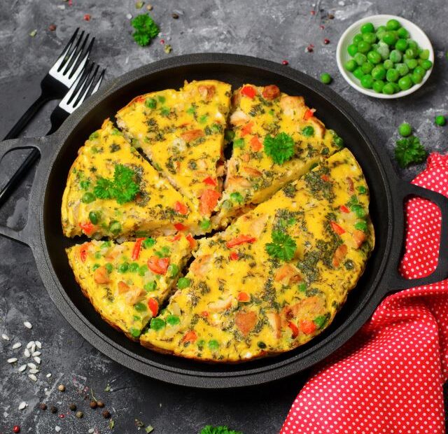 How to Make Asparagus & Cheese Frittata