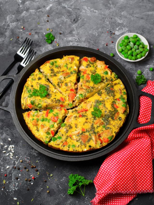 How to Make Asparagus & Cheese Frittata