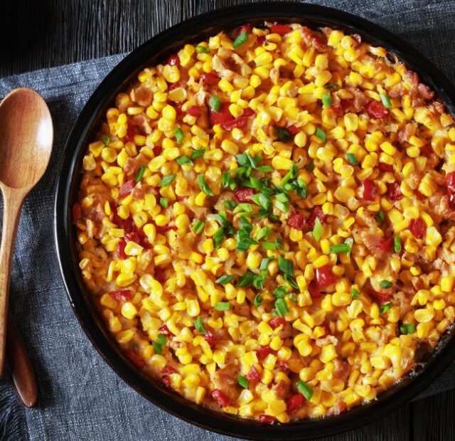 Cheesy Slow-Cooked Corn Recipe