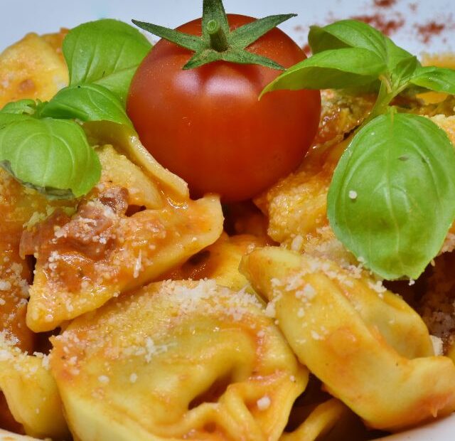 Cheese Tortellini with Tomatoes and Corn Recipe