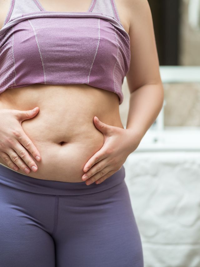 How can an individual get rid of belly fat?